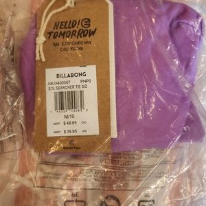 Billabong tie side bottoms medium purple bright orchid
